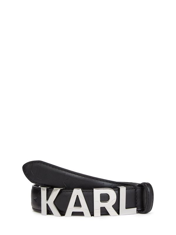 Karl Lagerfeld Karl Lagerfeld Pas  črna / srebrna