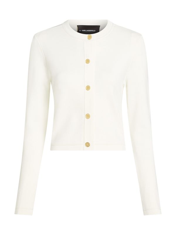 Karl Lagerfeld Karl Lagerfeld Pletena jopa  bela