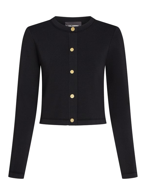 Karl Lagerfeld Karl Lagerfeld Pletena jopa  črna