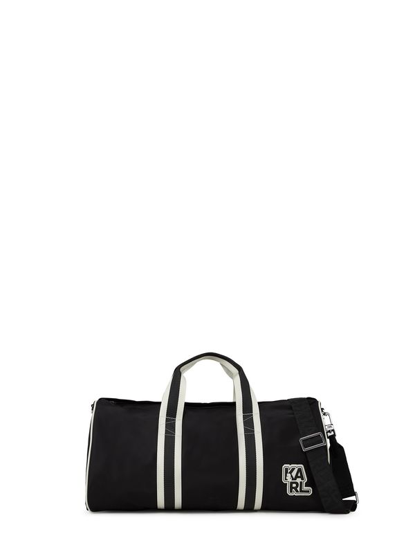 Karl Lagerfeld Karl Lagerfeld Potovalka za konec tedna 'Athleisure'  črna / bela