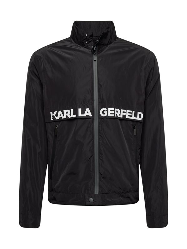 Karl Lagerfeld Karl Lagerfeld Prehodna jakna  črna / bela