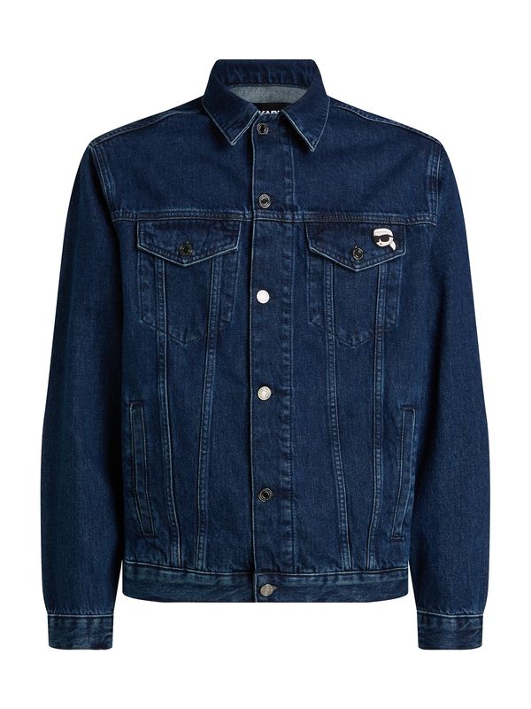 Karl Lagerfeld Karl Lagerfeld Prehodna jakna 'Ikonik'  temno modra