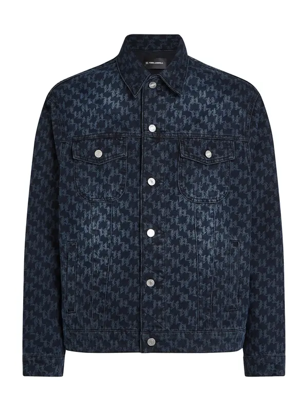 Karl Lagerfeld Karl Lagerfeld Prehodna jakna  moder denim / temno modra