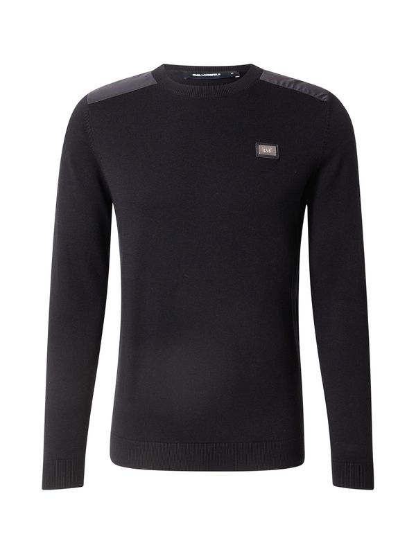 Karl Lagerfeld Karl Lagerfeld Pulover  črna