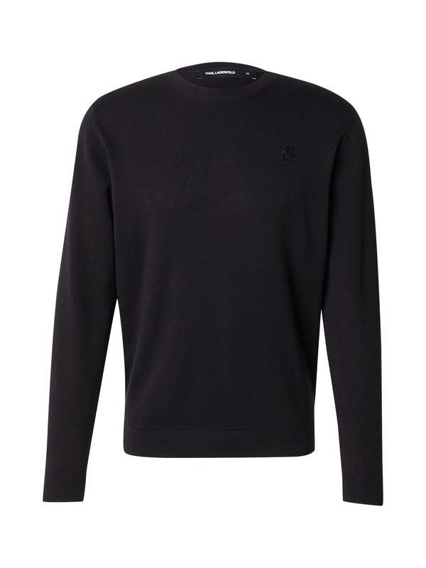 Karl Lagerfeld Karl Lagerfeld Pulover  črna
