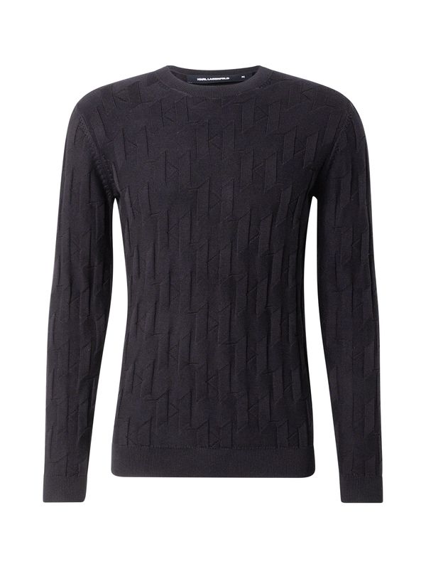 Karl Lagerfeld Karl Lagerfeld Pulover  črna