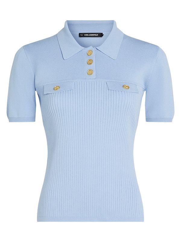 Karl Lagerfeld Karl Lagerfeld Pulover  modra