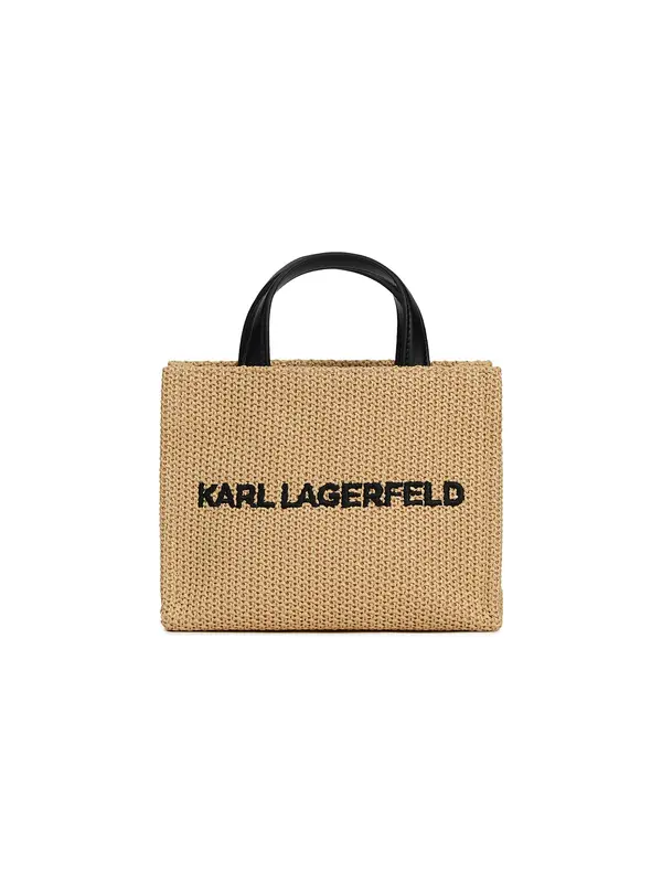 Karl Lagerfeld Karl Lagerfeld Ročna torbica  bež / črna