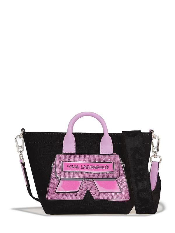 Karl Lagerfeld Karl Lagerfeld Ročna torbica 'Icon K'  roza / črna