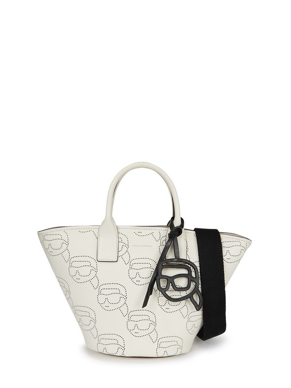 Karl Lagerfeld Karl Lagerfeld Ročna torbica 'Ikonik 2.0'  črna / bela