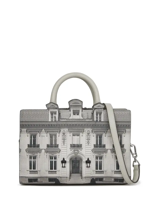 Karl Lagerfeld Karl Lagerfeld Ročna torbica 'Maison de Karl'  siva / črna / volneno bela