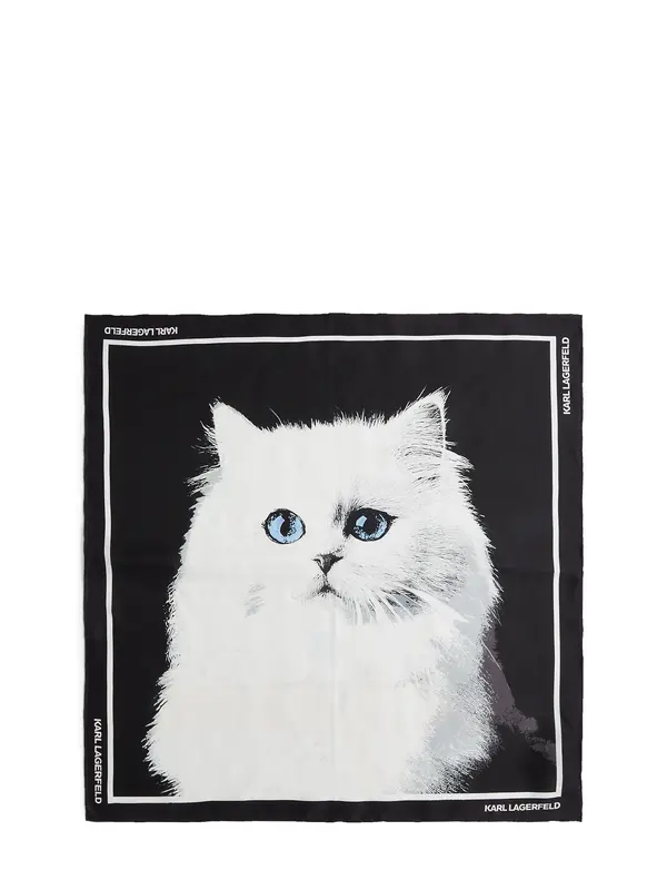Karl Lagerfeld Karl Lagerfeld Ruta 'IKON CHOUPETTE'  črna / bela