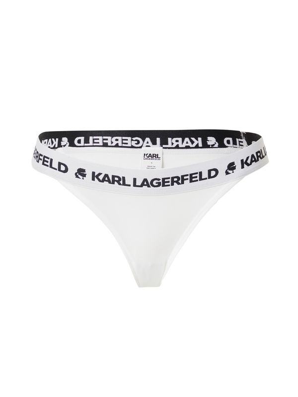Karl Lagerfeld Karl Lagerfeld Spodnje hlačke  črna / bela