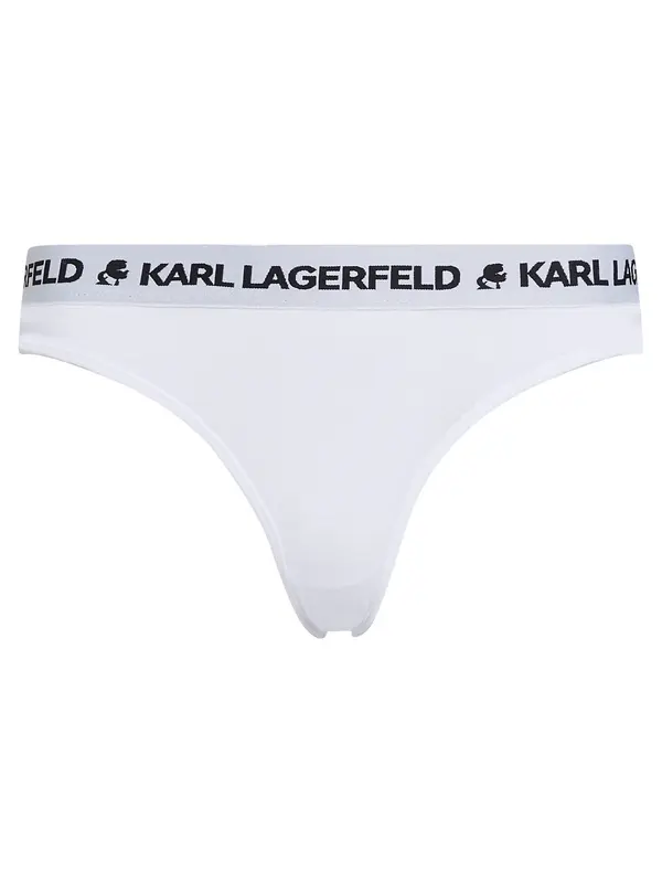Karl Lagerfeld Karl Lagerfeld Spodnje hlačke  črna / bela
