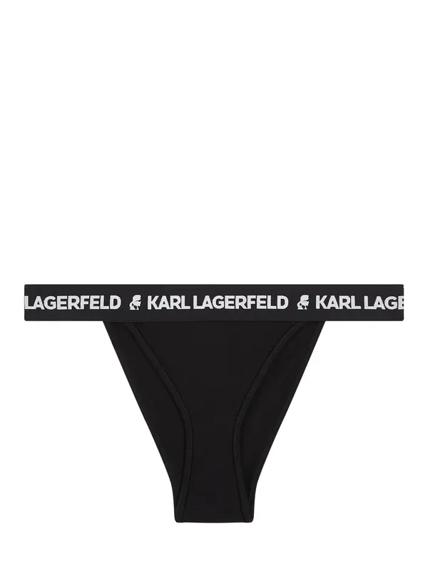 Karl Lagerfeld Karl Lagerfeld Spodnje hlačke  črna / bela