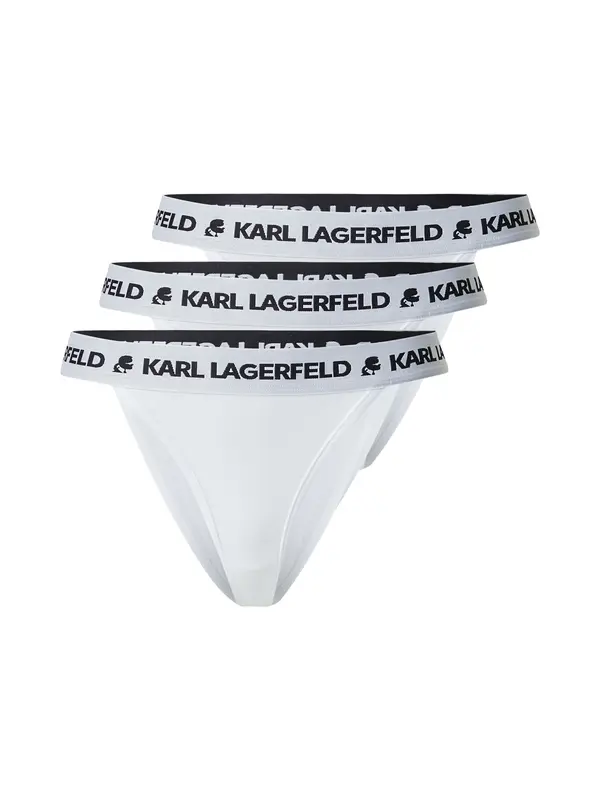 Karl Lagerfeld Karl Lagerfeld Spodnje hlačke  črna / bela