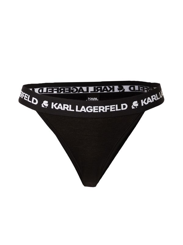 Karl Lagerfeld Karl Lagerfeld Spodnje hlačke  črna / bela