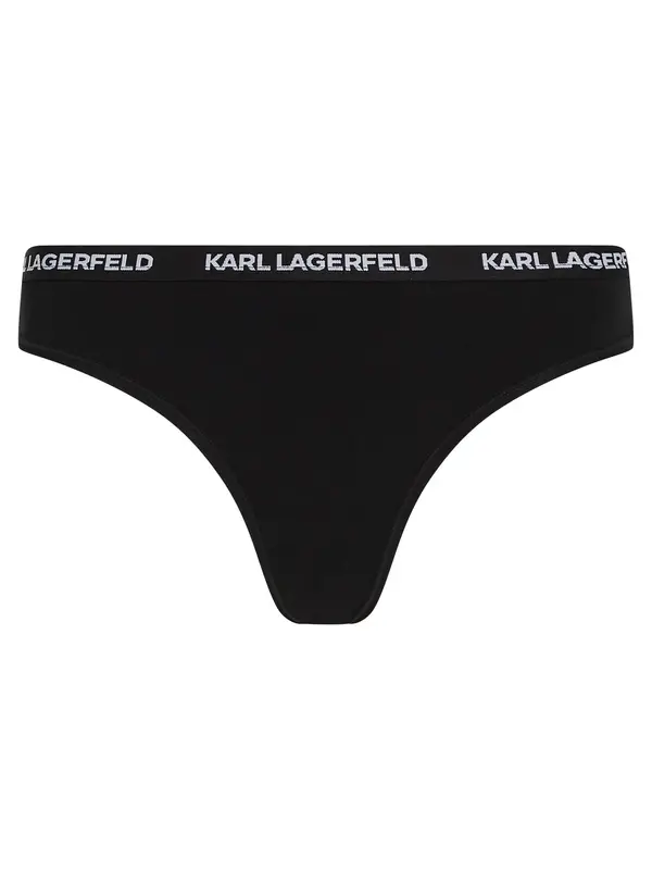 Karl Lagerfeld Karl Lagerfeld Spodnje hlačke  črna / bela