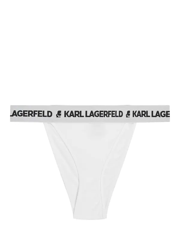 Karl Lagerfeld Karl Lagerfeld Spodnje hlačke  črna / bela