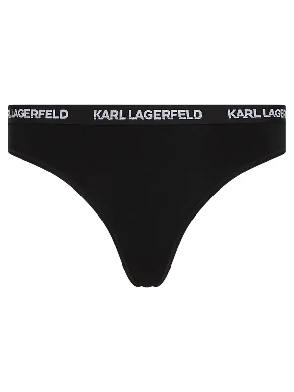 Karl Lagerfeld Karl Lagerfeld Spodnje hlačke  črna / naravno bela