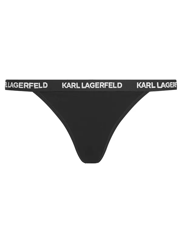 Karl Lagerfeld Karl Lagerfeld Spodnje hlačke  črna / naravno bela