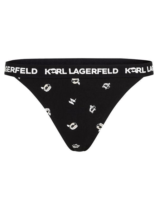 Karl Lagerfeld Karl Lagerfeld Spodnje hlačke  kremna / črna / bela