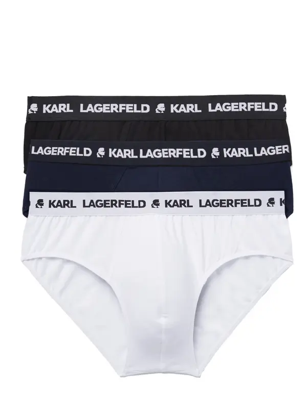 Karl Lagerfeld Karl Lagerfeld Spodnje hlačke  temno modra / črna / bela