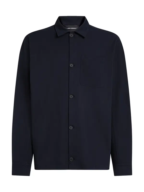 Karl Lagerfeld Karl Lagerfeld Srajca  kremna / temno modra