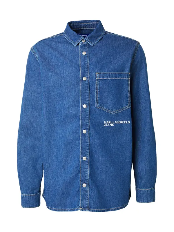 Karl Lagerfeld Karl Lagerfeld Srajca  moder denim / bela