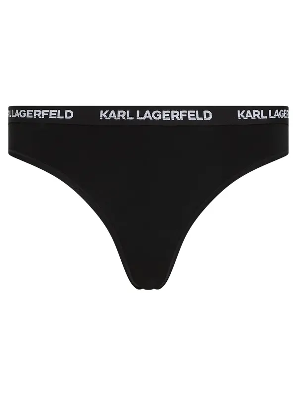 Karl Lagerfeld Karl Lagerfeld Tangice  črna / off-bela