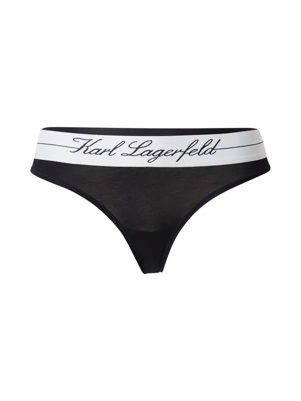 Karl Lagerfeld Karl Lagerfeld Tangice 'HOTEL'  kremna / črna