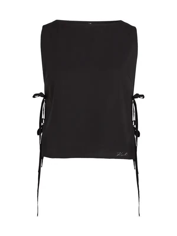 Karl Lagerfeld Karl Lagerfeld Top  črna / bela
