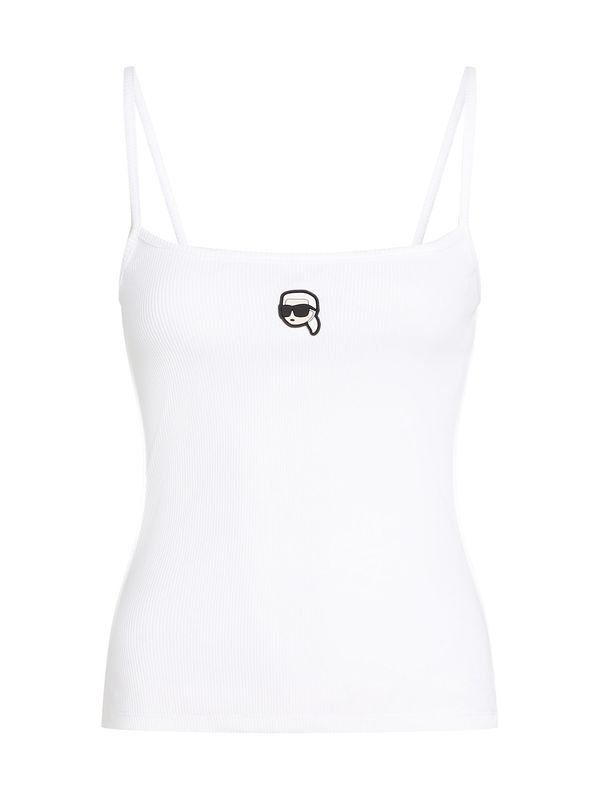 Karl Lagerfeld Karl Lagerfeld Top  črna / bela
