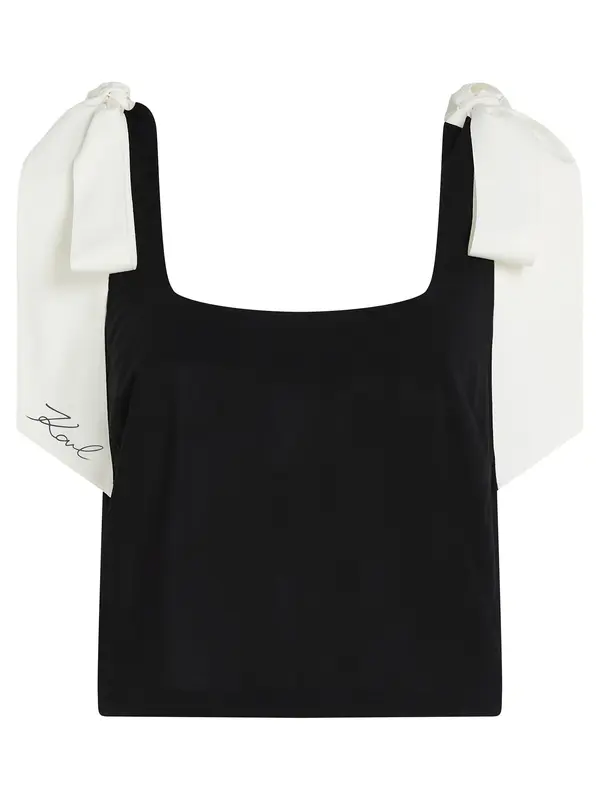 Karl Lagerfeld Karl Lagerfeld Top  črna