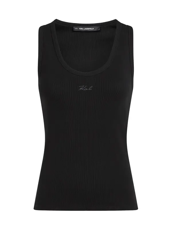 Karl Lagerfeld Karl Lagerfeld Top  črna