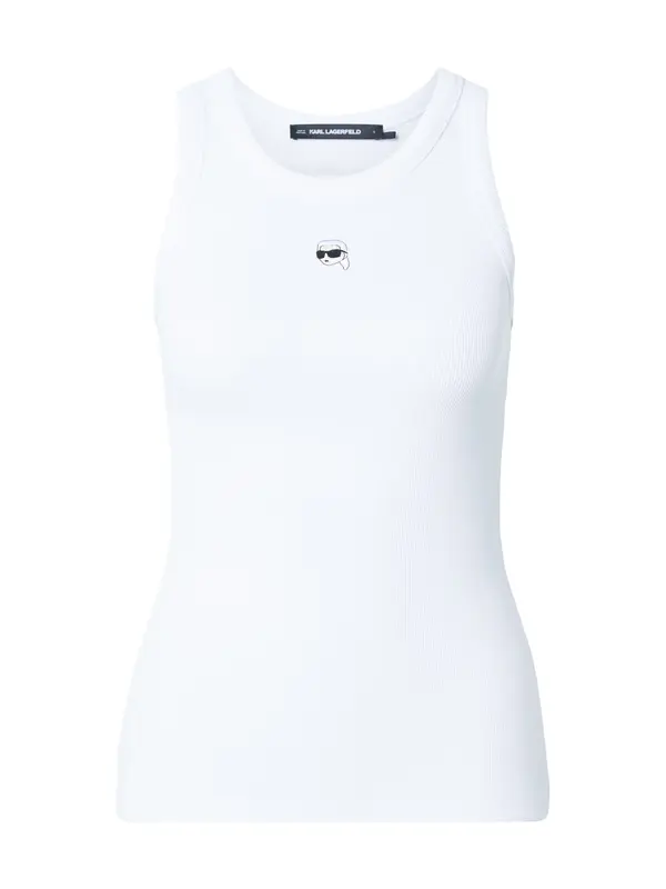 Karl Lagerfeld Karl Lagerfeld Top 'Ikon'  bež / črna / bela