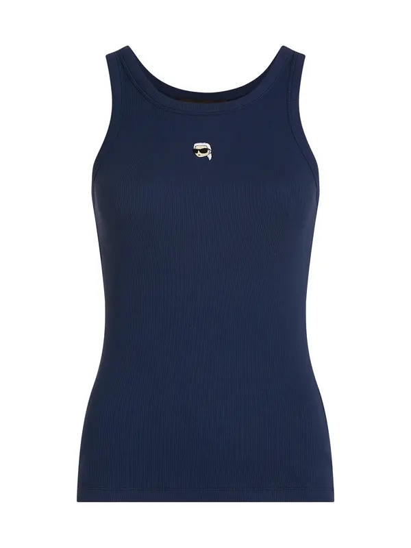 Karl Lagerfeld Karl Lagerfeld Top 'Ikon'  temno modra