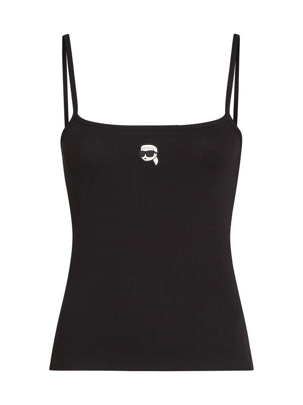 Karl Lagerfeld Karl Lagerfeld Top  kremna / črna / bela