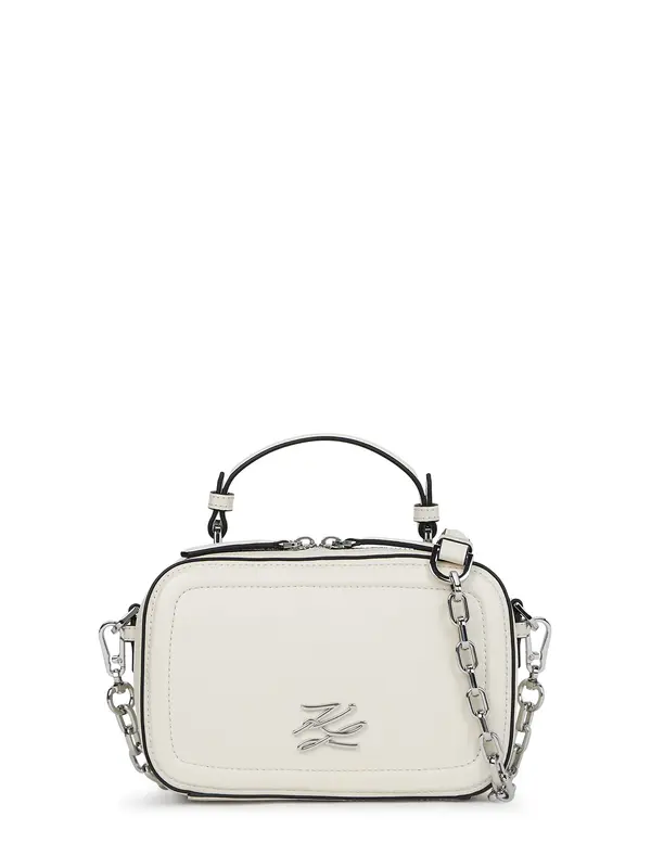 Karl Lagerfeld Karl Lagerfeld Torba za čez ramo  bela