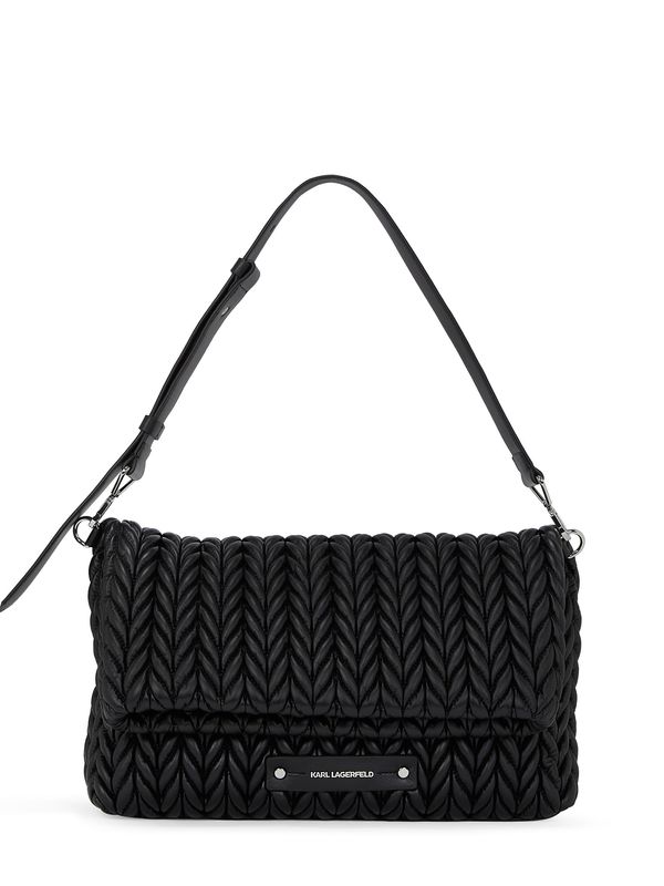 Karl Lagerfeld Karl Lagerfeld Torba za čez ramo  črna / srebrna