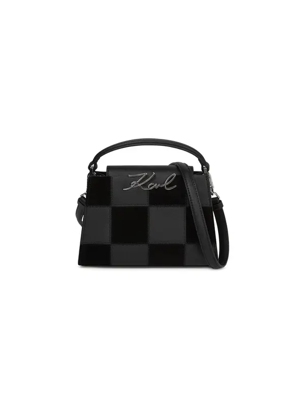 Karl Lagerfeld Karl Lagerfeld Torba za čez ramo  črna / srebrna