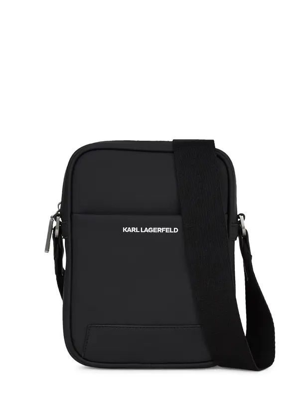 Karl Lagerfeld Karl Lagerfeld Torba za čez ramo 'Essential'  črna / bela