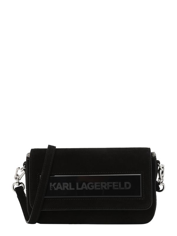 Karl Lagerfeld Karl Lagerfeld Torba za čez ramo 'IKON'  črna