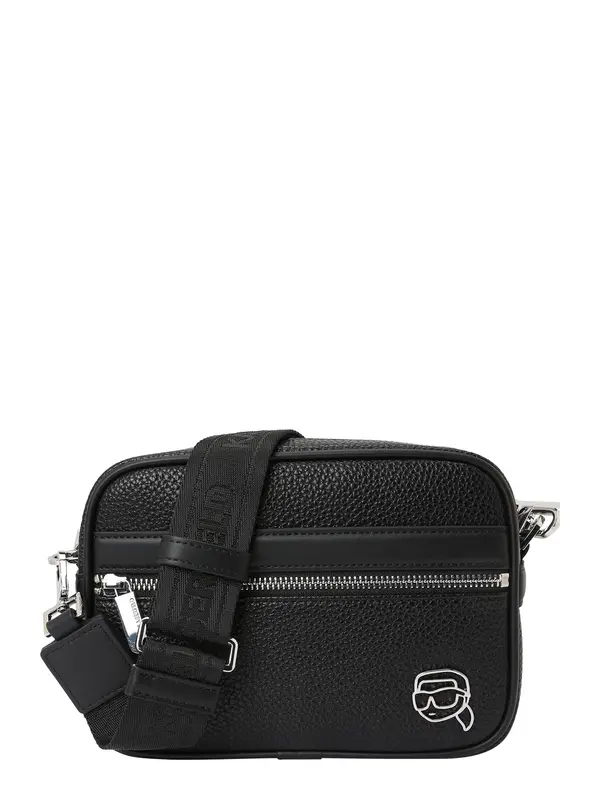 Karl Lagerfeld Karl Lagerfeld Torba za čez ramo 'IKON'  črna