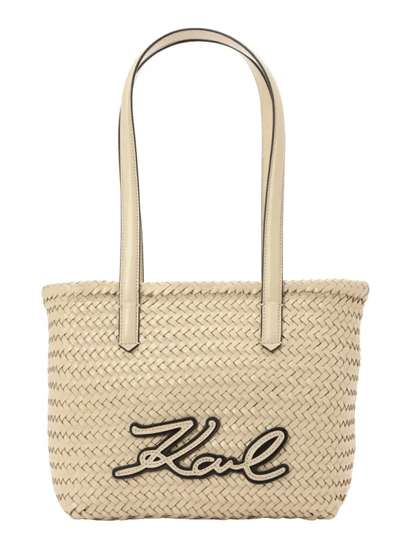 Karl Lagerfeld Karl Lagerfeld Torba za čez ramo  kapučino / črna