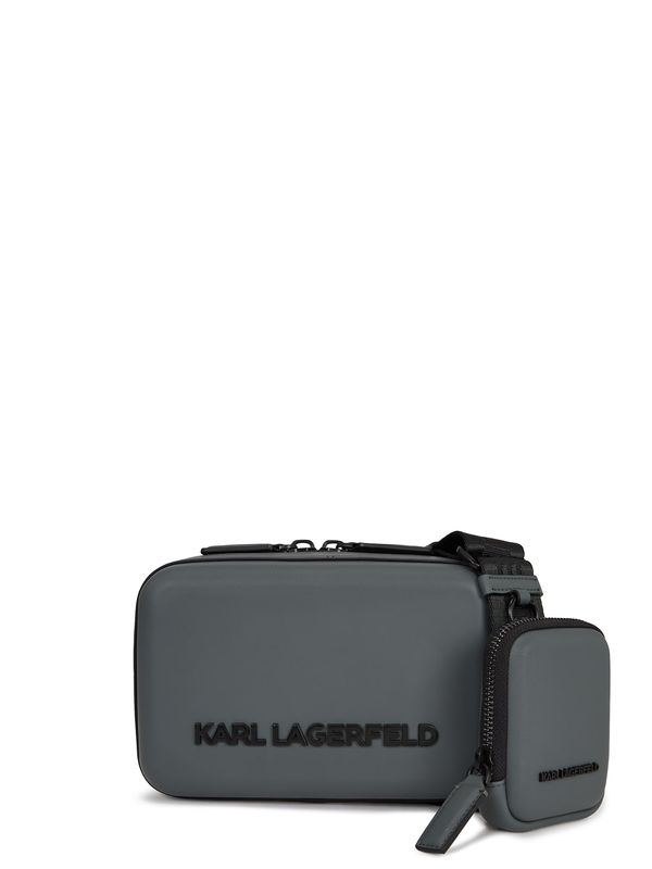 Karl Lagerfeld Karl Lagerfeld Torba za čez ramo 'Kase'  antracit / črna