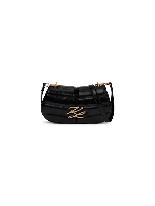 Karl Lagerfeld Karl Lagerfeld Torba za čez ramo 'K/Autograph'  črna