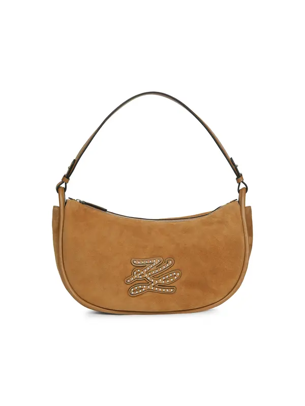 Karl Lagerfeld Karl Lagerfeld Torba za čez ramo 'K/Autograph'  karamel