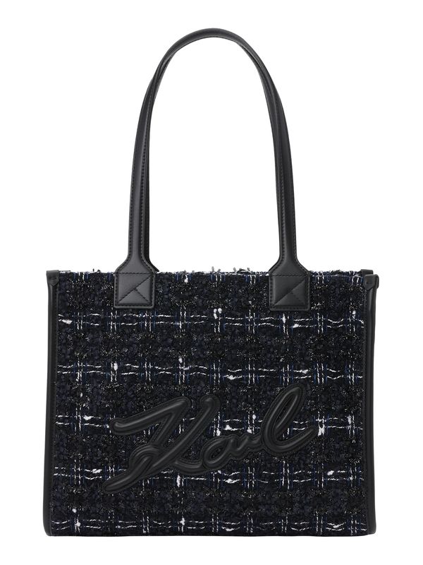 Karl Lagerfeld Karl Lagerfeld Torba za čez ramo  mornarska / črna / bela