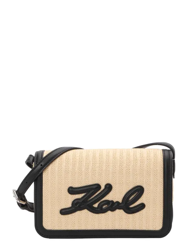 Karl Lagerfeld Karl Lagerfeld Torba za čez ramo  nude / črna